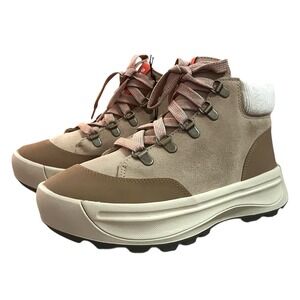 Sorel Woman's Hiking ONA 503 Hiker [Canoe/Bleached Ceramic] Sz 7.5